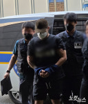 전 연인 살해 20대 체포영장 집행…서부경찰서 압송
