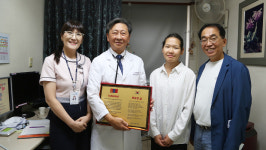 광주기독병원 찾은 몽골 청년, 18년 전 미숙아의 감사 인사