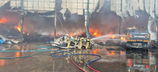 광양 타이어코드 공장 화재…12시간 만에 완전 진화