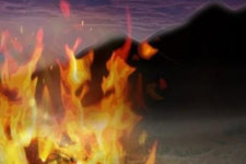 화천 간동면 산불, 헬기 6대 진화 중