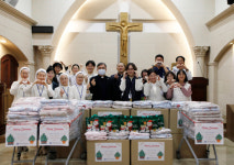 가톨릭대 대전성모병원, 환우·교직원에 성탄 선물 나눔…성탄 온기 전해