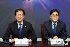 조국혁신당 조국 대표, 홍익표 정무수석 접견