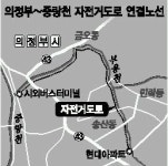 서울 중랑천 자전거도로 의정부 부용천까지 연결