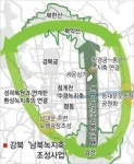 빌딩숲 가로지르는 녹지 만든다