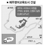제주영어교육도시 건설 탄력