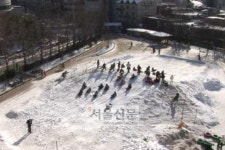 은평구 “눈썰매 타러 학교 가요”