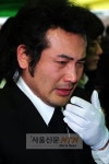 [NTN포토] 김보성, ‘터프가이’의 눈물