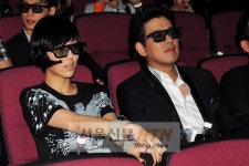 [NTN포토] 3D 안경 착용한 ‘류시원·로티플스카이’