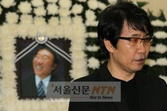 [NTN포토] 장두석, 故 백남봉 빈소 찾아