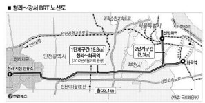 화곡 ~ 청라 40분만에 간다