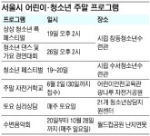 [Weekend inside] 서울시 청소년 위한 활기찬 주말 프로그램 운영
