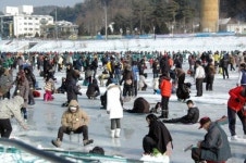 오라, 강원축제…낚자, 겨울추억