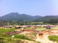 충남 아산 외암민속마을  저잣거리 조성 지지부진