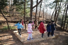 개장 첫날 마포 유아숲 체험장… 아이들 발걸음마다 꺄 ~~~ 악