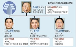 효성 3세들 후계구도 주도권 경쟁 본격화