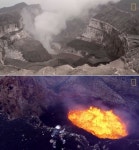 ‘용암 더 가까이’  드론이 근접해 촬영한 바누아투 화산