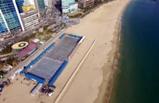 파도소리와 함께 즐기는 해운대 스케이트