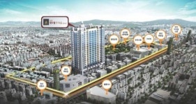 초역세권 오피스텔 ‘신중동역 센트럴프라움’ 오는 2월 베일 벗다