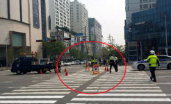 수원 시청역사거리, 너비 3m ‘싱크홀’ 발생