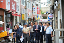 이창우 구청장의 현장행보, “직접 찾아가 주민 의견 듣습니다.”