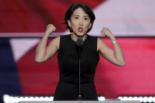 [포토] 美공화당 전대서 트럼프 지지 연설한 리사 신 박사…유일한 한국계