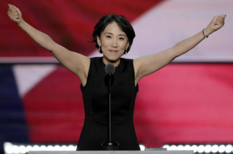 [포토] 美공화당 전대서 트럼프 지지 연설한 리사 신 박사…유일한 한국계