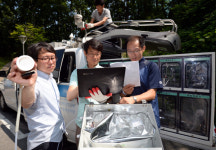 공기 채집 → 희석 → 직접 맡고 악취 종류 구분