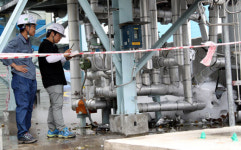 울산 효성공장서 폭발로 가스누출 1명 중상 등 7명 부상