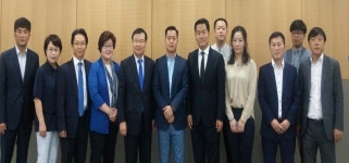 서울시의회 김영한의원, 중국 바이두 윌렛 장정화 총경리 면담
