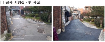 서울시의회 이성희의원 “인수봉로76길 포장공사 마쳐”