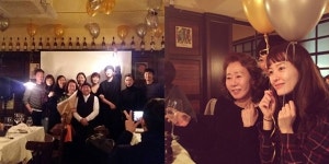 윤여정, 데뷔 50주년 파티 ‘강동원부터 김혜수까지..시상식 아니야?’