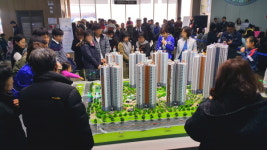 탄핵정국 불구, ‘고덕신도시 자연&자이’ 견본주택에 예비 청약자 관심↑