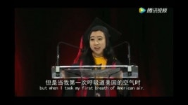 뿔난 대륙…발단은 美대학 中유학생의 졸업식 축사