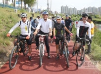 ‘소통교’ 개통돼 굴포천 따라 아라뱃길까지 논스톱 라이딩