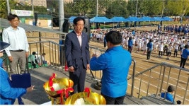 남창진 서울시의원 중대초등학교서 감사패 받아