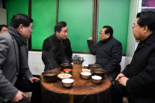 [포토] 이낙연 총리, 송해와 따뜻한 ‘국밥 한 그릇’