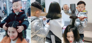 6살 소년의 놀라운 미용 실력…팔로워만 150만 명
