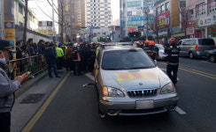 부산 재개발 반대집회서 차량 덮쳐…경찰관 21명 등 24명 부상