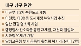 “미군부대 3차 순환로·앞산 관광 명소화… ‘명품 남구’ 키울 것”