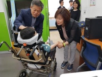 채유미 서울시의원, 정신지체특수학교 ‘서울새롬학교’ 방문