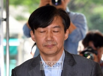 [서울포토] 출근하는 조국 법무부 장관 후보자