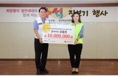 부산도시공사, 온누리 상품권 1000만원 기탁