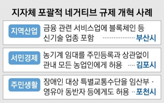 지자체도 포괄적 네거티브규제 전환… 규제개선 드라이브