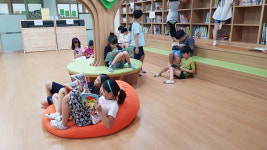 “도서관이야? 놀이터야?”...쉼·놀이·소통이 있는 산내초 ‘바람꽃 학교도서관’