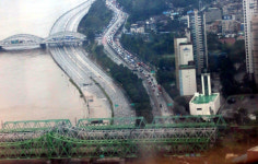 ‘조마조마’ 수위 8.5m… 9년 만에 한강대교 홍수주의보 발령(종합)