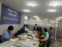 이영봉 경기도의원, 의정부동 롯데캐슬골드파크아파트 진출입로 개선 민원사항 진행 현안 논의