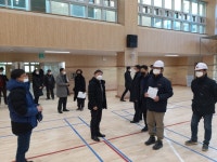 남종섭 경기도의원, 용인다움학교 설립 마무리 공사현장 점검