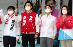 ‘안철수 꿀케미’에 달리는 오세훈 47.3% vs 박영선 30.6% (종합)