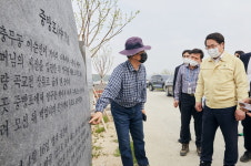 이순신 장군이 어머니 부음 들은 아산 백의종군길 상반기 완공