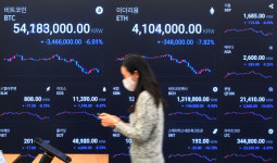 [서울포토]‘머스크 쇼크’에 암호화폐 일제히 급락